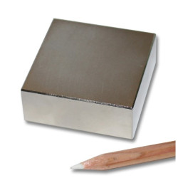 Neodijumski Magnet, 50x50x20mm,  N52, 125kg jačine